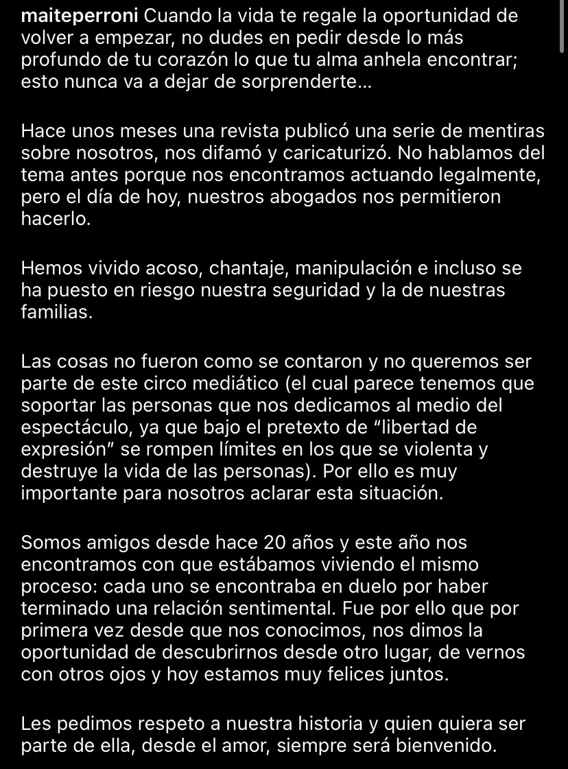 moonknightttttt's tweet photo. Y eso es no tener escrúpulos, el cinismo con el qué sale Maite Perroni con su publicación, me dejo sin palabras.

@maiteperroni qué manera de acabar con tu carrera por un hombre, neta? https://t.co/tXyHOMJCAI