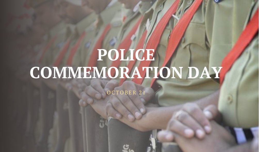 Programicasia1's tweet image. Homage to all police personnel who lost their lives in the line of duty.
#PoliceCommemorationDay