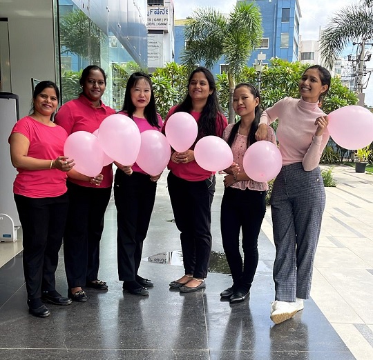 PlanAIndia_TG's tweet photo. #BCAM awareness in our @MandSIndia office &amp; our stores ...

#BreastCancerAwarenessMonth 
#BreastCancerAwareness 
#Respect #support https://t.co/t7pmAa1FoU
