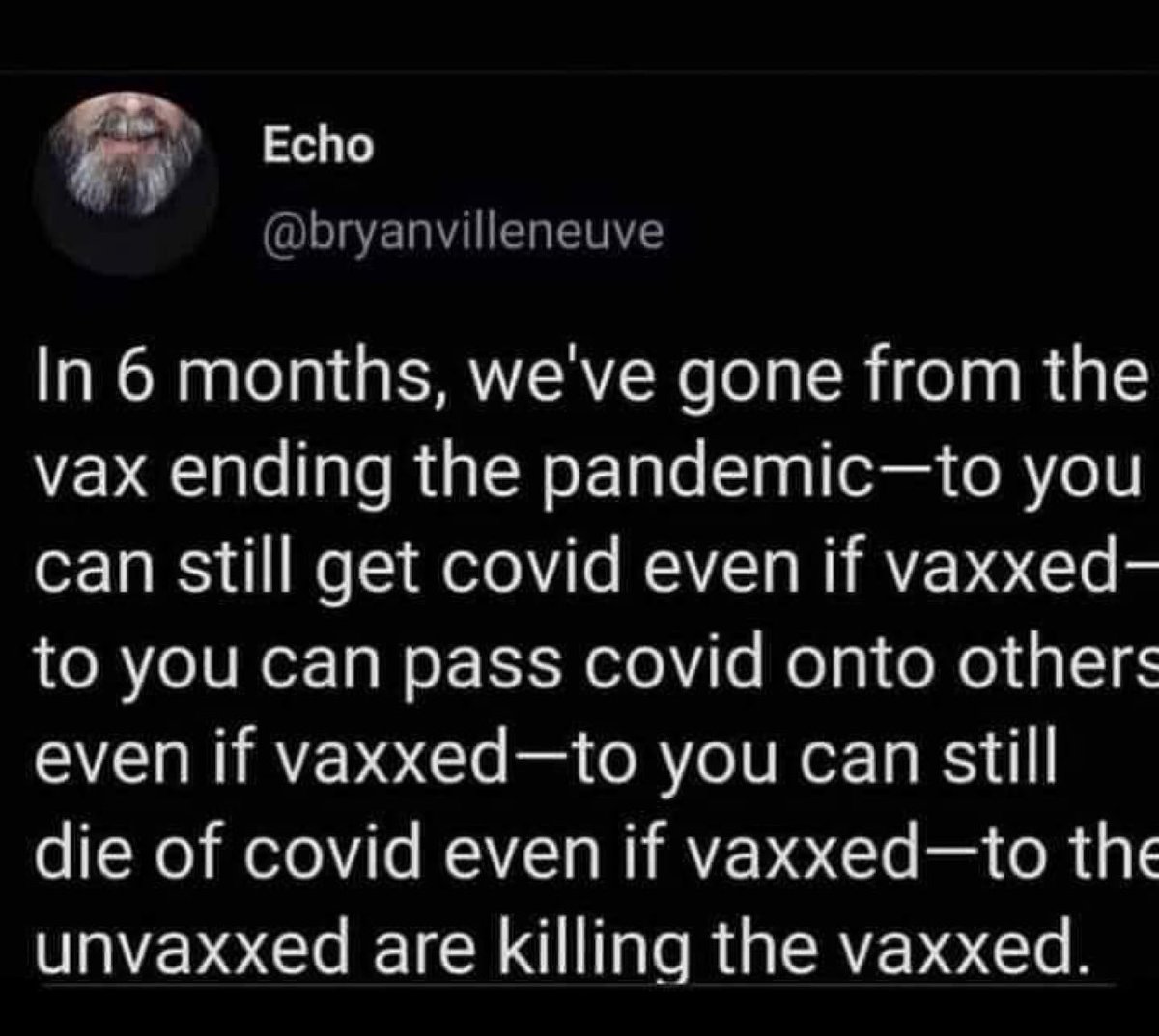 #CovidVaxExposed 🦠 #PandemicUpdate:👇🏼@bryanvilleneuve