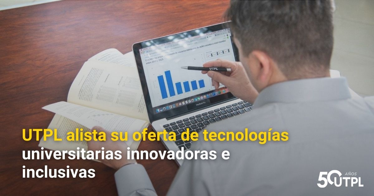 utpl's tweet photo. 👨‍🏫 #UTPLTec es la nueva oferta académica que trae consigo carreras tecnológicas de tercer nivel con un enfoque innovador, práctico e inclusivo.

👉 Conoce más sobre esta nueva oferta: https://t.co/mfKeB9ec9L https://t.co/FxuaDdmpEO
