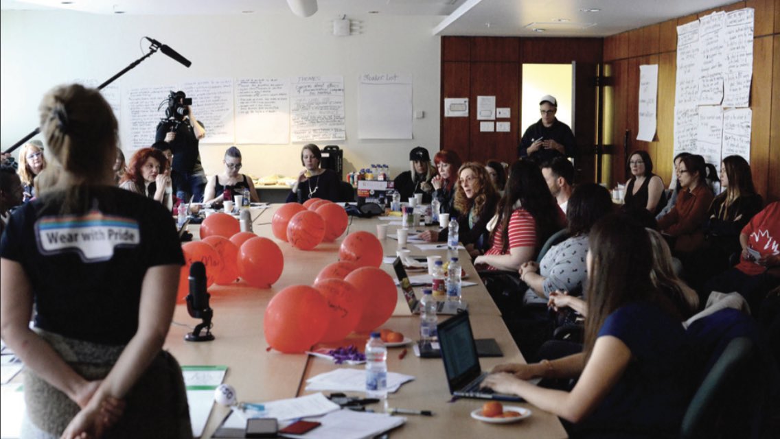 XXXWorkers's tweet photo. 5-year anniversary! #SWPrEP
Groundbreaking national consultation in October 2016:
50 women, men and trans people who are sex workers and/or who provide advocacy or services for sex workers from 23 organizations from 10 provinces and territories met in Toronto to talk about PrEP. https://t.co/6qdyvZDMG9