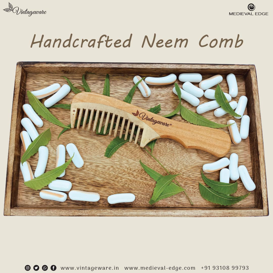 Vintageware1's tweet photo. Why should you choose classy Neem Comb over any regular Plastic Comb?
Retweet and share while tagging us
Also, contact us for bulk orders...
Email: info1@medievaledge.com
Phone: +91-9310899793, +91-9871113730
#neemcomb #ecofriendly #woodbased https://t.co/TbkfpNFZbZ
