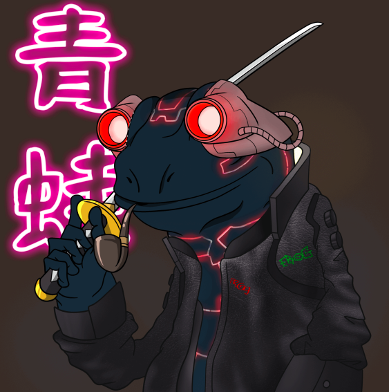 CyberFrogsNFT's tweet photo. Looks rare.... https://t.co/cu1QRxRH0I