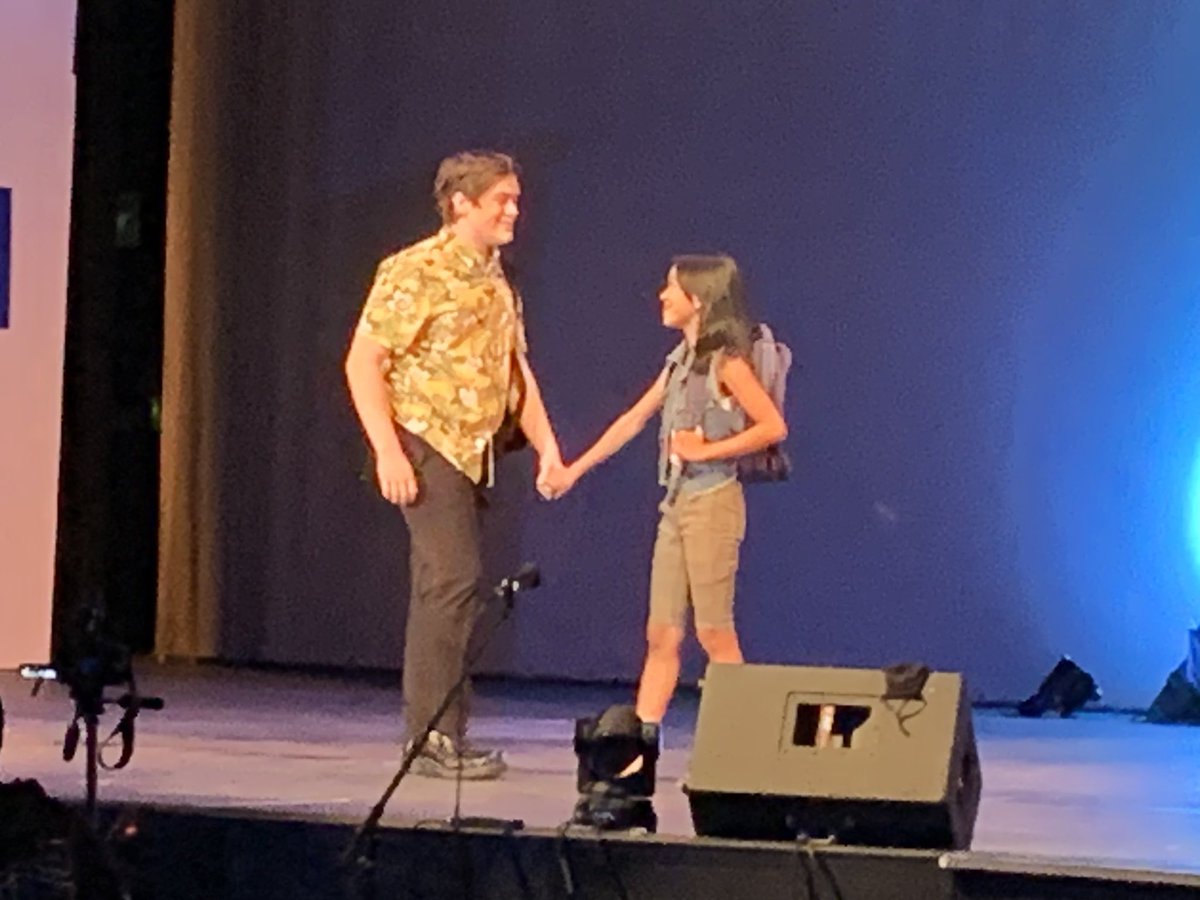 1ClarkKerry's tweet photo. Mama Mia night 2 had me singing in my seat and in the aisles! @ClarkChargers Ms. Pennington, thank you for sticking with it through Covid and bringing this to life tonight! You and your kids amaze!! https://t.co/29NwVZIBlJ