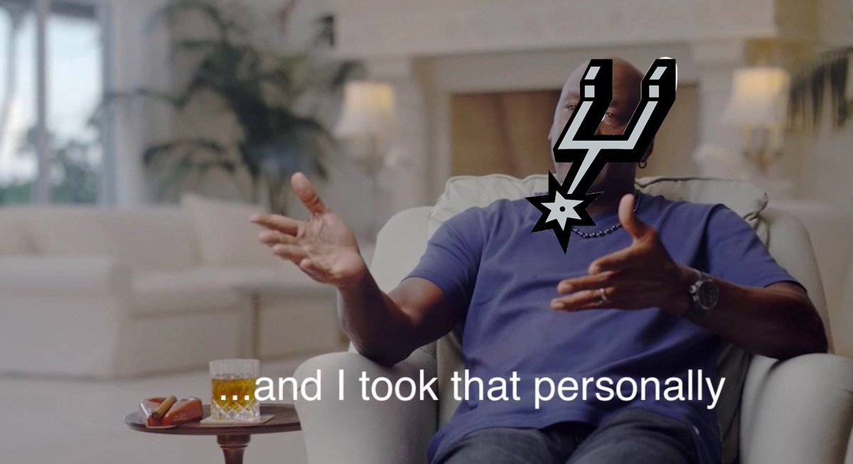 RT @MacPena: Spurs after they heard they weren’t going to be enjoyable to watch. 

#PorVida #gospursgo https://t.co/LELcBqDgPo