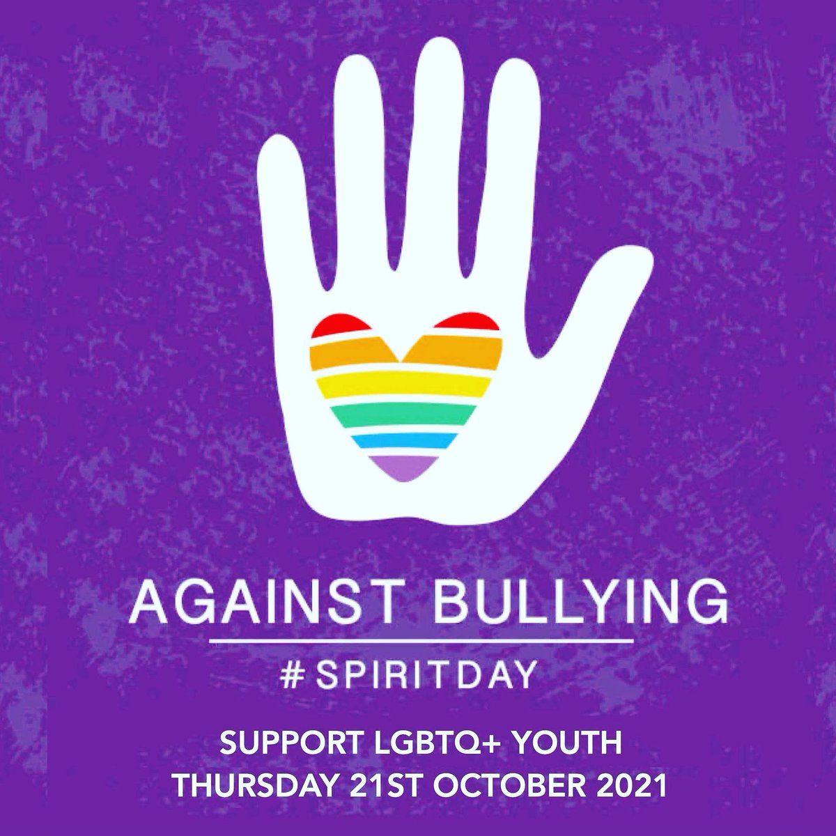 LGBTQ youth disproportionately face bullying and harassment because of their identities. I stand with LGBTQ+ Youth this #SpiritDay <a href="/glaad/">GLAAD</a> <a href="/norwichpride/">Norwich Pride 🌈🏳️‍🌈🏳️‍⚧️</a> @mcashmanCBE #bekind 💜