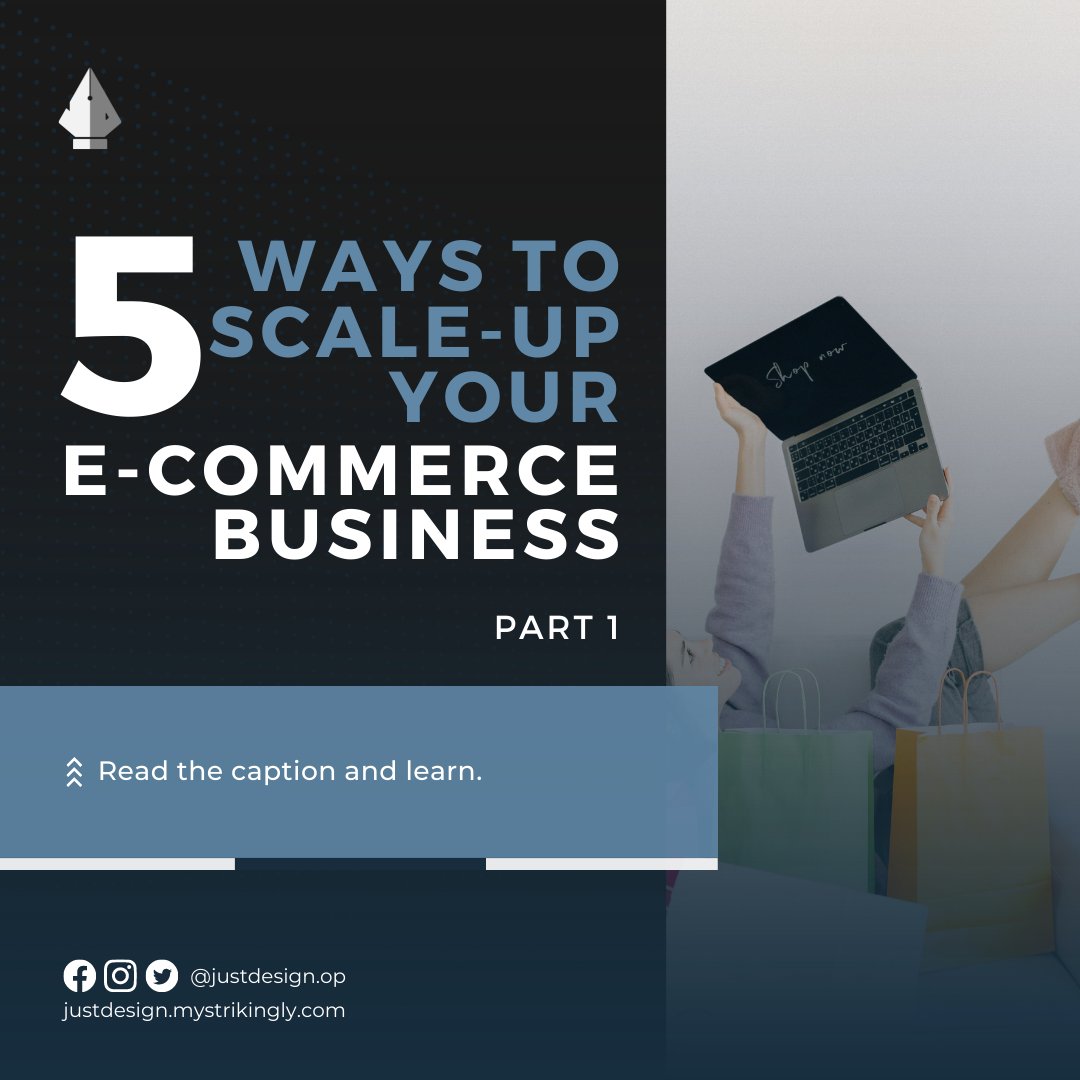 justdesign_op's tweet photo. 🥅 The goal of every business is to grow, expand, and scale up.

See Part 1 here on how to👉https://t.co/1AW1CCNU2C

🏴 At JustDesign, we offer marketing solutions by providing you with dependable creative ideas.

🏳️ Our Portfolio: https://t.co/7A9YCZ6yTm 

#justdesign #ecommerce https://t.co/wEUAvNRTlL