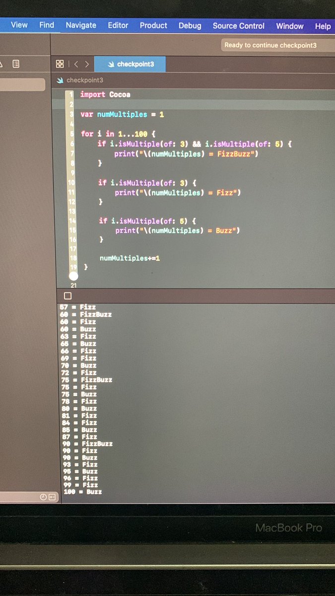Alech8six's tweet photo. Finally got vacc-ed two days ago, it’s like borutos rasengan, you don’t see it coming but then it hits you! … Here is my attempt to resolve checkpoint 3.. feel free to comment if missing something #100DaysOfSwiftUI https://t.co/wJ9xTfhoj2