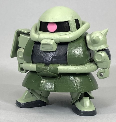 ずんぐりむっくりなザクが可愛い 機動戦士ガンダム Exceed Model Sdでザクが発売決定 電撃ホビーウェブ