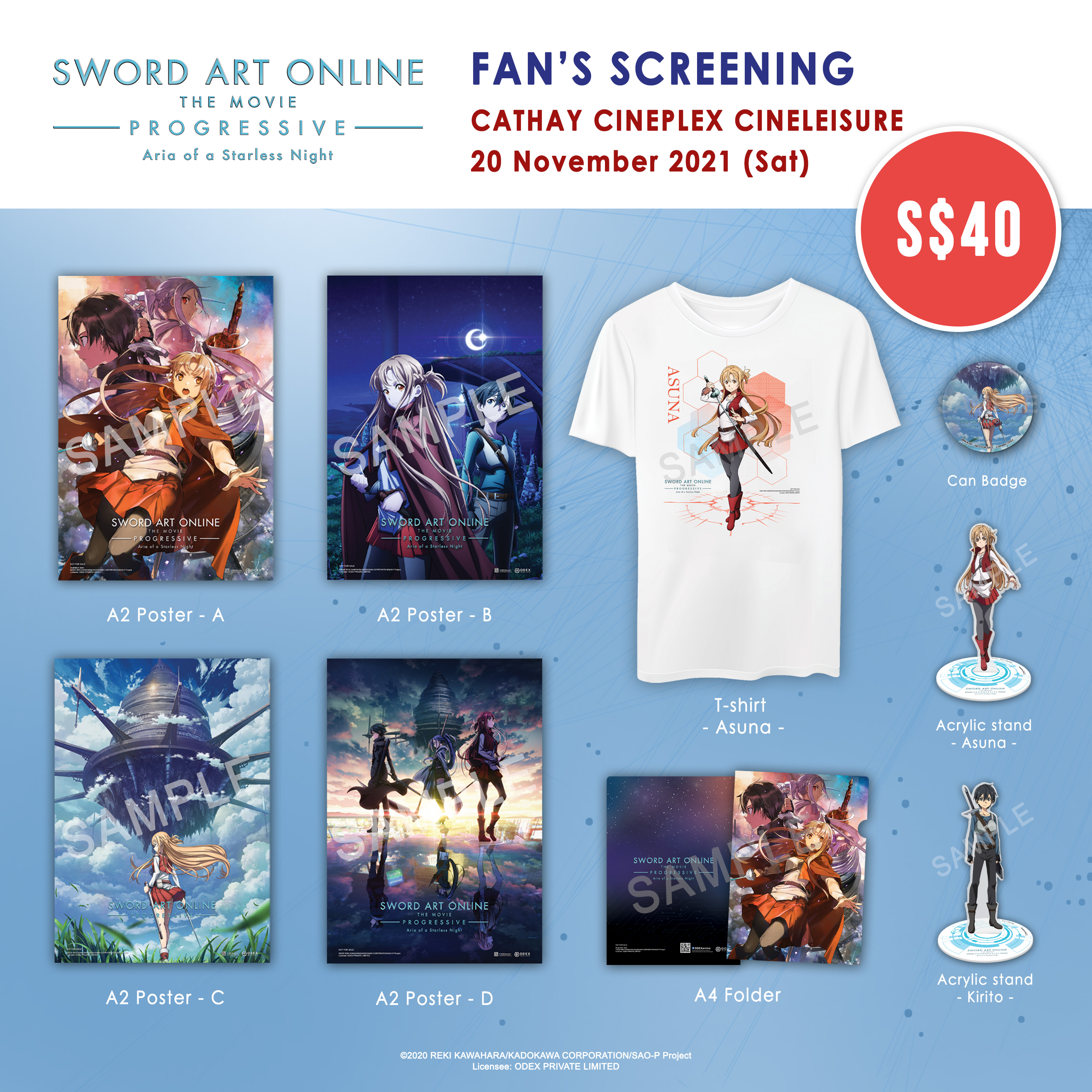 Sword Art Online: Progressive to be Screened in 28 Theaters in the