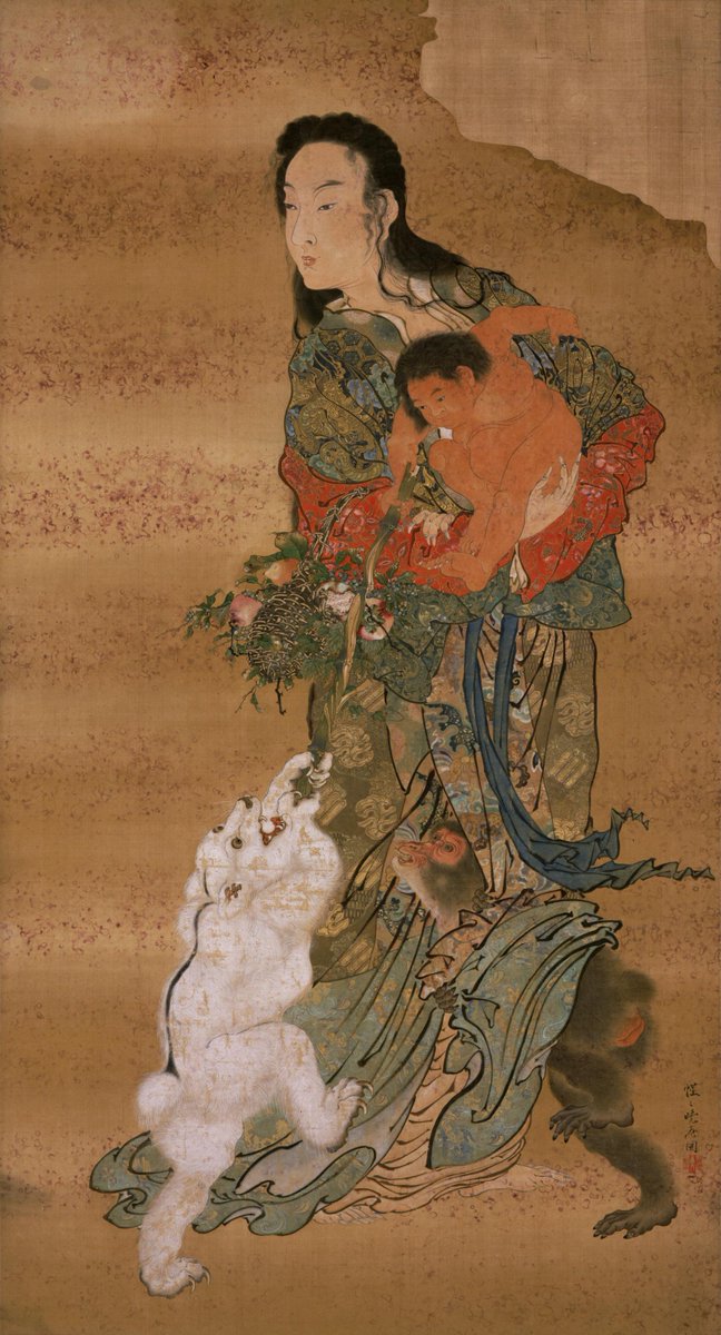 河鍋 暁斎 かわなべ きょうさい Kawanabe Kyōsai 1831–1889 《山姥図