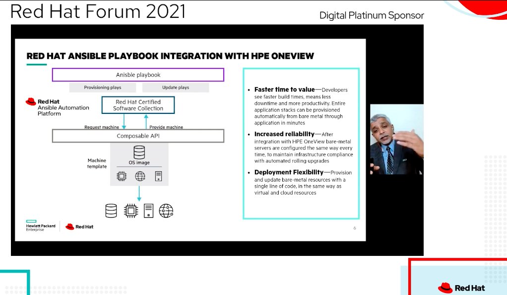 ajitjoshi_in's tweet photo. Ranganath Sadasiva @rangu_s CTO #HPE ; Talking about @Ansible integration with HPE Oneview accelerating #Automation during #RedHatForum @redhatindia https://t.co/CpAPmJmNh2