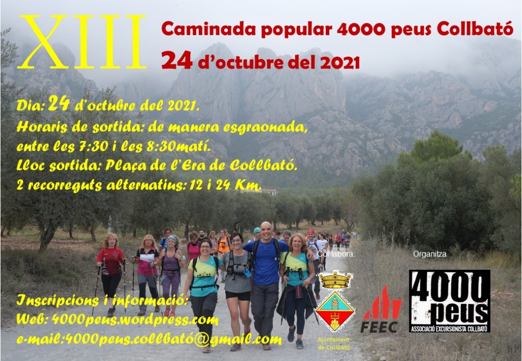 Soli_Collbato's tweet photo. ONG COLLBATÓ PER A LA SOLIDARITAT
Aquest Diumenge al matí us esperem a la Parada Solidària de samarretes de la XIII Caminada Popular organitzada pels amics de l'associació excursionista del poble 4000Peus a la Plaça de l'Era de Collbató
Gràcies per ajudar-nos a ajudar! #Collbato https://t.co/6x67tOCk6l