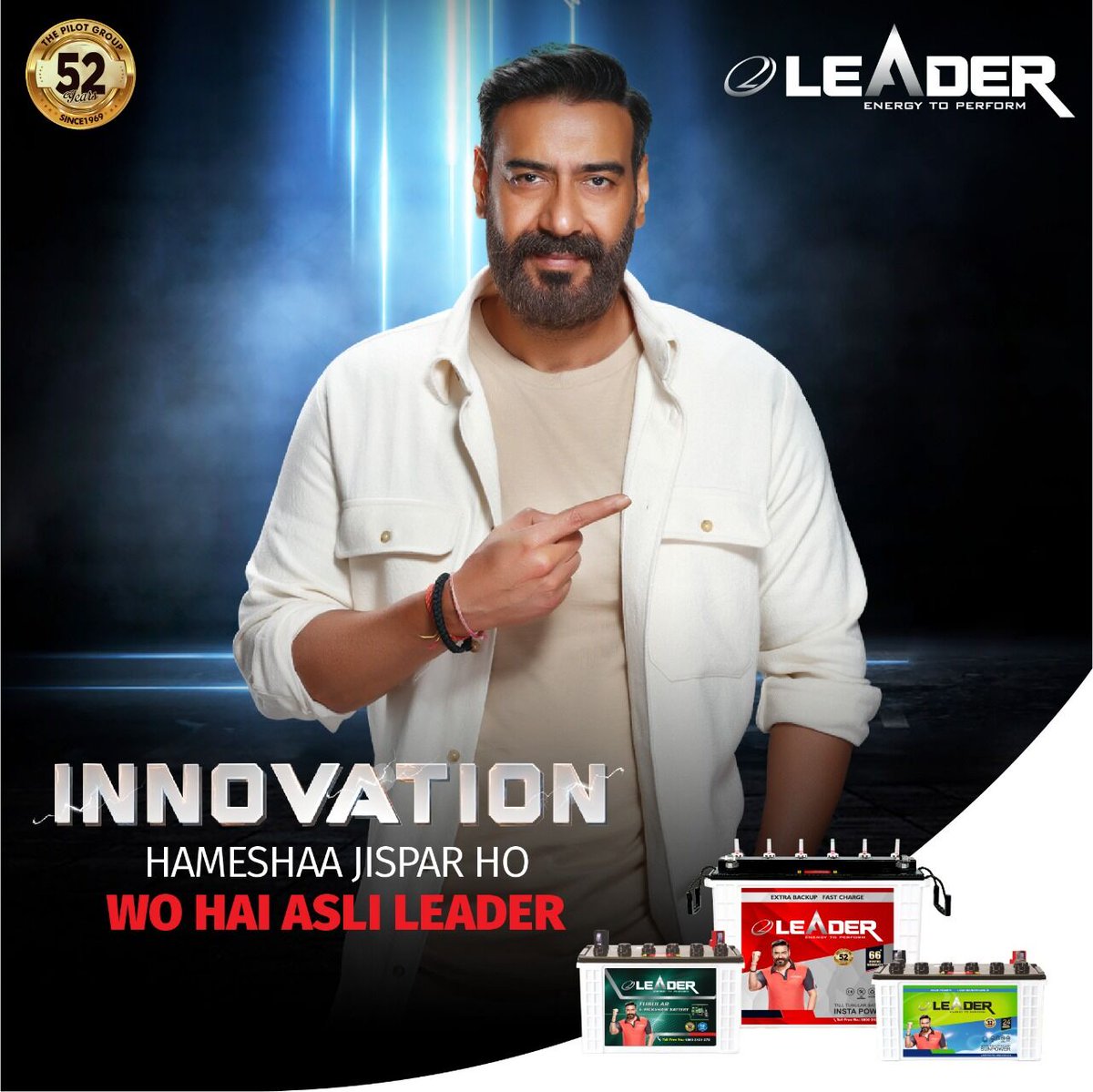 LeaderBatteries's tweet photo. innovation hamesha jis par ho ,wo hai asli #Leader
To know more watch our TVC: https://t.co/G6PxMY4hMC
#power #performance #commitment #innovation #trust #leaderbatteries #leadwithleader #inverterbattery #erickshawbattery #solar https://t.co/HCJy4rogiN