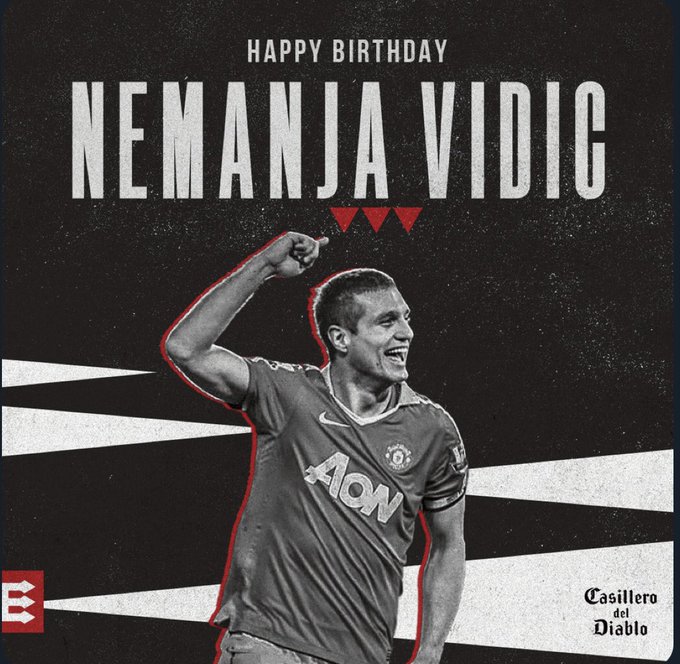 Happy 40th birthday legend Nemanja Vidic  