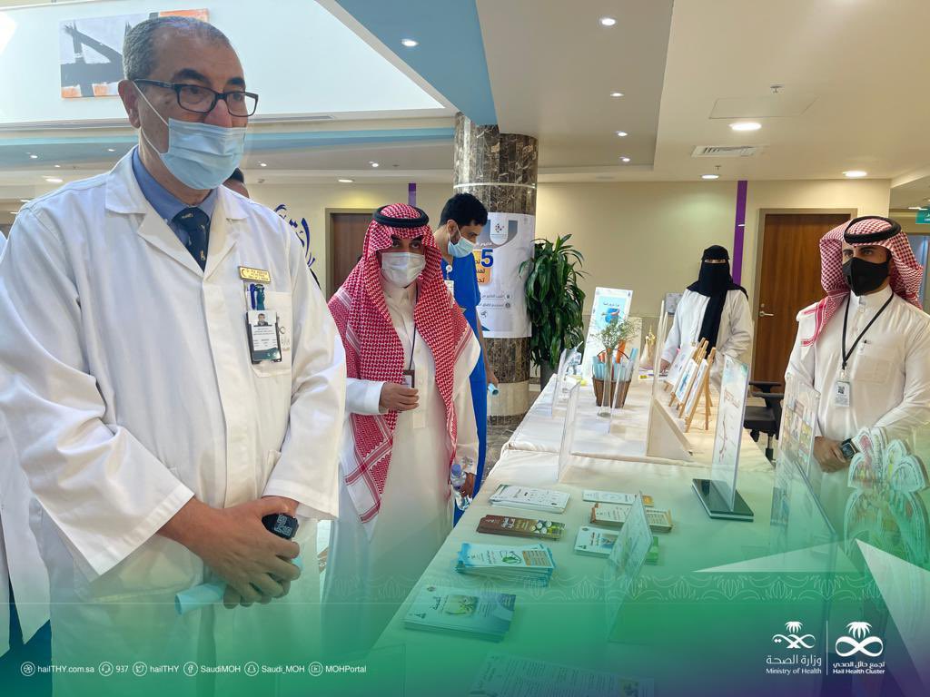 KSSH_Hail1's tweet photo. #مبادرة| 
نفذ مستشفى الملك سلمان التخصصي
مبادرة اليوم العالمي لمكافحة السمنة، حيث تضمنت معرض توعوي بهدف توعية المراجعين والزوار
.
#اليوم_العالمي_لمكافحة_السمنة
#توعية_صحية
#مستشفى_الملك_سلمان_التخصصي
#تجمع_حائل_الصحي https://t.co/evmZtgFgDK