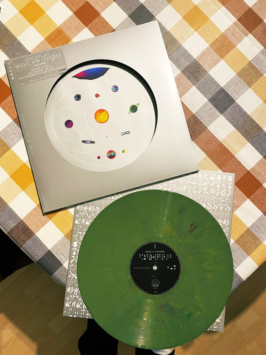 Daniel_Sassa's tweet photo. Music of the Spheres Infinity Station Vinyl arrived !! 🙌🏻 I love it so much 💜💙🤩 #Coldplay #MusicOfTheSpheres #InfinityStation
#MOTSpics https://t.co/U1BVtgeBer