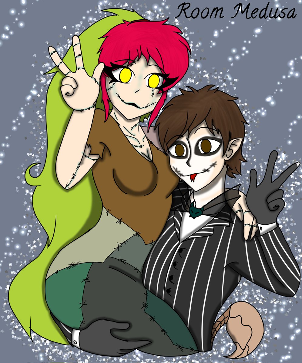 RoomMedusa's tweet photo. Willson-Jack the Pumpkin Lord Darkness-Sally
#Villanos #Villanous #Villainous
#VillanosAU #VillanousAU #VillainousAU
#VillanosOC #VillanousOC #VillainousOC
#LizardHat #LizardHatKids #LizardHat_kids https://t.co/BiWi6z3LNd