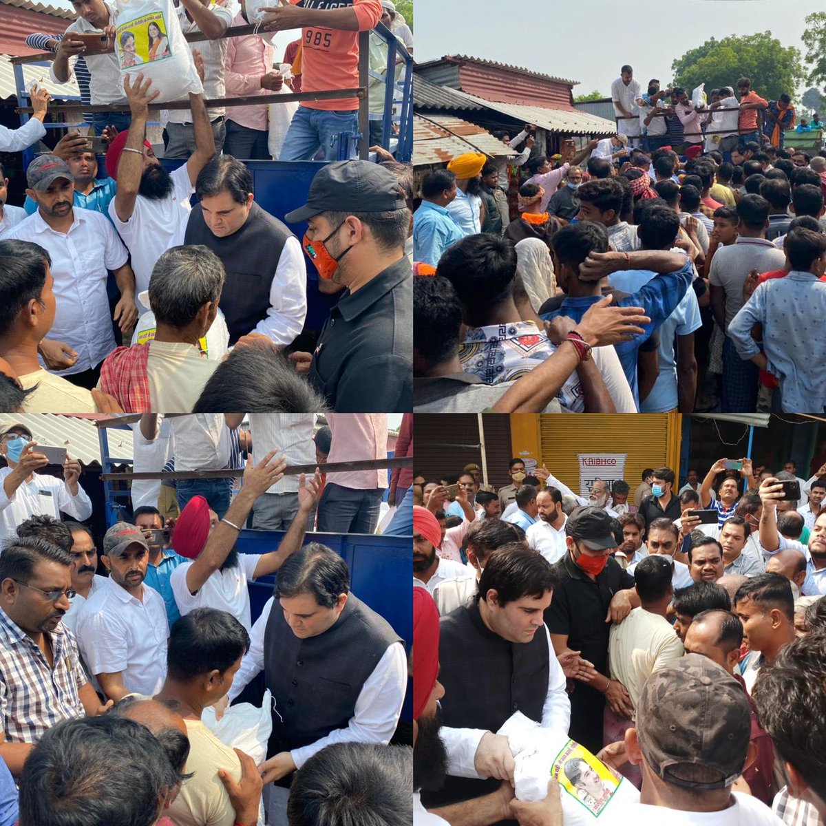 varungandhi80's tweet image. Much of the Terai is badly flooded. Donating dry rations by hand so that no family is hungry till this calamity ends. It’s painful that when the common man needs the system the most,he’s left to fend for himself.If every response is individual-led then what does ‘governance’ mean