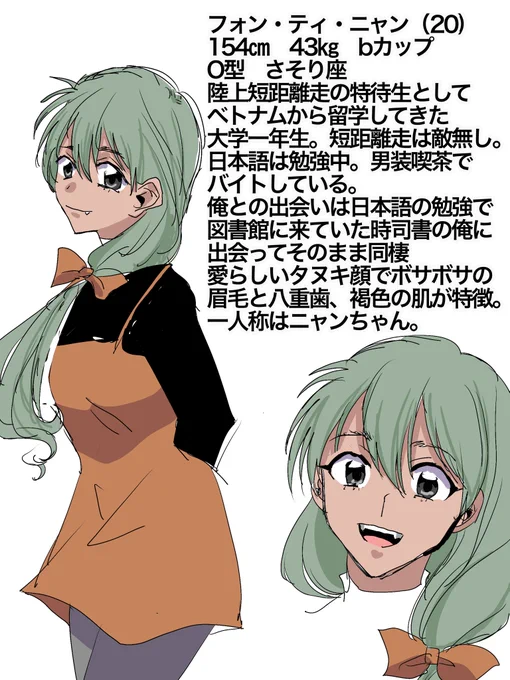 貧乳の良さを伝えたいから歴代の貧乳オリキャラ載せる
①フォン・ティ・ニャン 