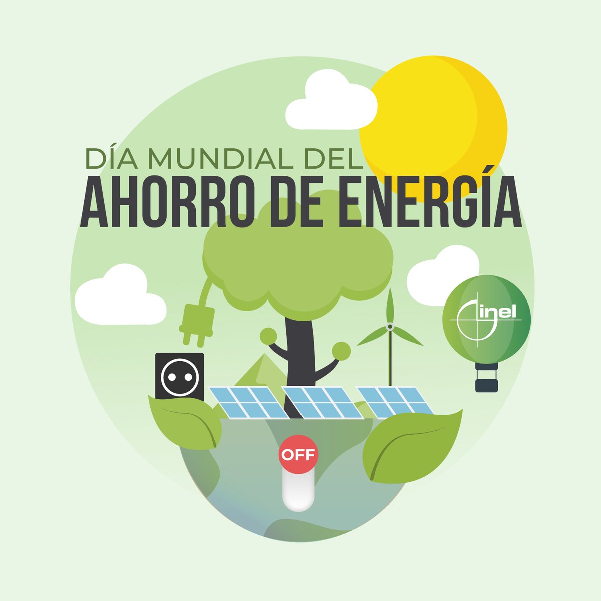 🌍Dia mundial del ahorro energético ⚡

💡Apaga las luces que no utilices o desenchufa el cargador, coge la bicicleta, escribe un poema sobre la importancia de cuidar el planeta y dibuja lo maravilloso de cuidar el medio ambiente.

#DiaDelAhorroDeEnergía #EnergySavingDay