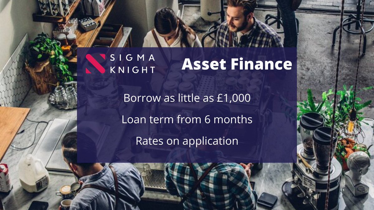 SigmaKnight__'s tweet image. Did you know you can raise finance secured against your business’ assets such as equipment and machinery?💰

Or, if you need new equipment to help your business grow, but are short on cash, you can borrow the money now and spread the cost over time👉 sigmaknight.com/corporate-fina…