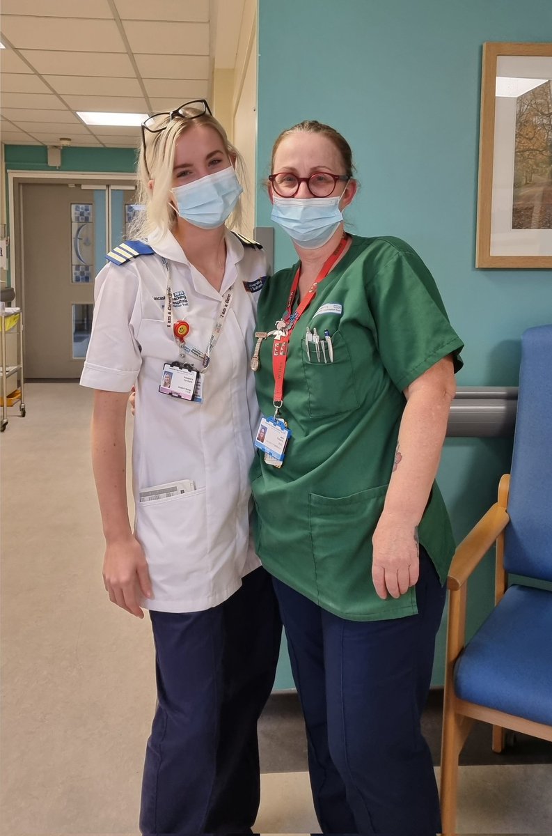 jacksnanna50's tweet photo. 'Work' mum and daughter last shift together while she on placement. I'm so proud of you Alexandra Cornforth of how far you have come since your first day as a pre-nursing apprentice and wasn't sure if nursing was for you #teamrwa @RookwoodAWard @LancsHospitals https://t.co/IPmJePOitz