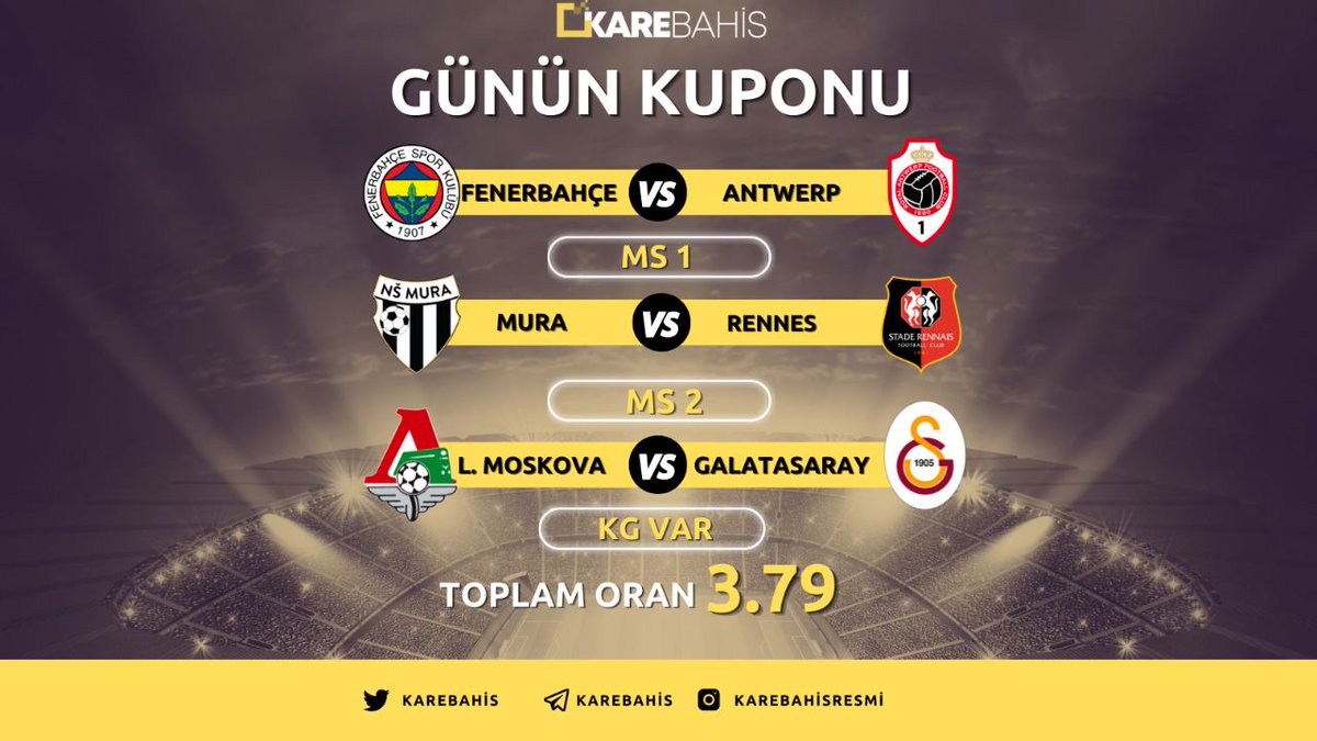 📝 Günün Kuponu!

📲 karebahis136.com