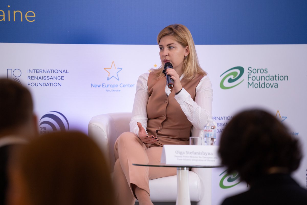 NEC_Ukraine's tweet photo. @StefanishynaO, Deputy Prime Minister for European and Euro-Atlantic Integration of Ukraine 

It was the first time that the EU Commision has officially confirmed its support of the synchronization  of Ukrainian electric market with the EU
#EUassociationTRIO https://t.co/1WrDly8i3r