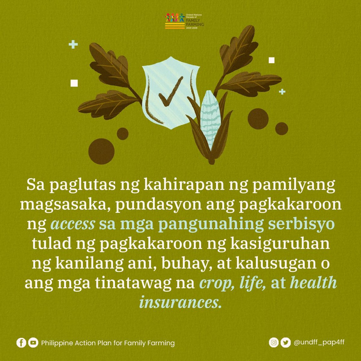 undff_pap4ff's tweet photo. Pagkilala sa at kaunlaran ng bawat isa -- ito ang hangaring itinataguyod ng #PAP4FF sa panglima nitong haligi. 🤝

Sa panglimang haligi ng PAP4FF, hangarin natin na palakasin pa ang pangkabuuang kaunlaran ng pamilyang magsasakang Pilipino. 
#UNDFF #FamilyFarmersPH https://t.co/iscFYtFXJI