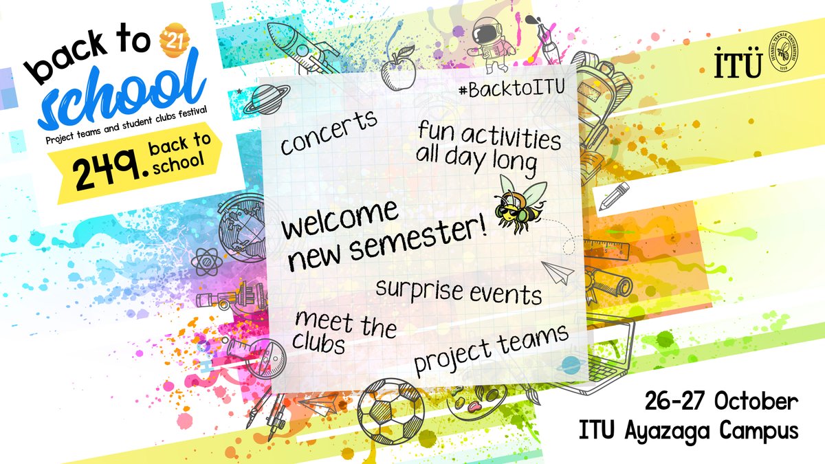 itu1773en's tweet photo. Weβre so excited for the first event of the semester!ππ₯³
Meeting with clubs and project teams, concerts, surprise events and more are waiting for you.π Stay tuned!π€ #BackToITU https://t.co/upNHoguZL6