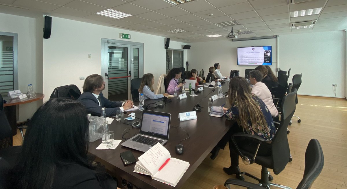 Nitashala's tweet photo. Today’s hybrid discussion with our strategic partners towards drafting the National Strategy & Action Plan on Protection from Domestic Violence 2022-2026.
#Kosovo #DVStrategy #FightagainstDV
#AgainstVaW #AgainstDV https://t.co/55zbrnbl9G