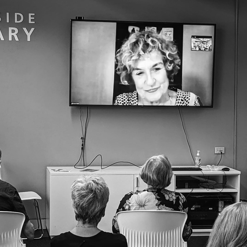 We're live with Judy Nunn for Bubbles &amp; Books at Burnside Library! 🥂

#cityofburnside #salibraries #authortalks
#bubbles #books instagr.am/p/CVSUP5DJRga/