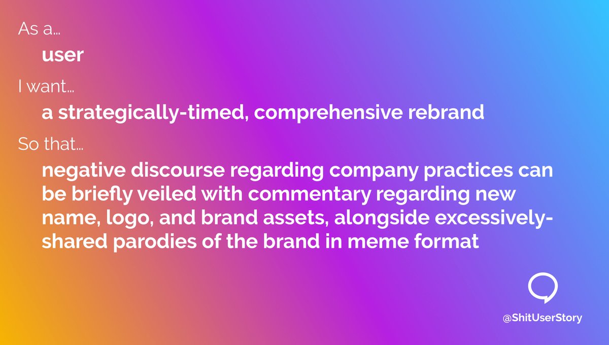 Shit User Story tweet media