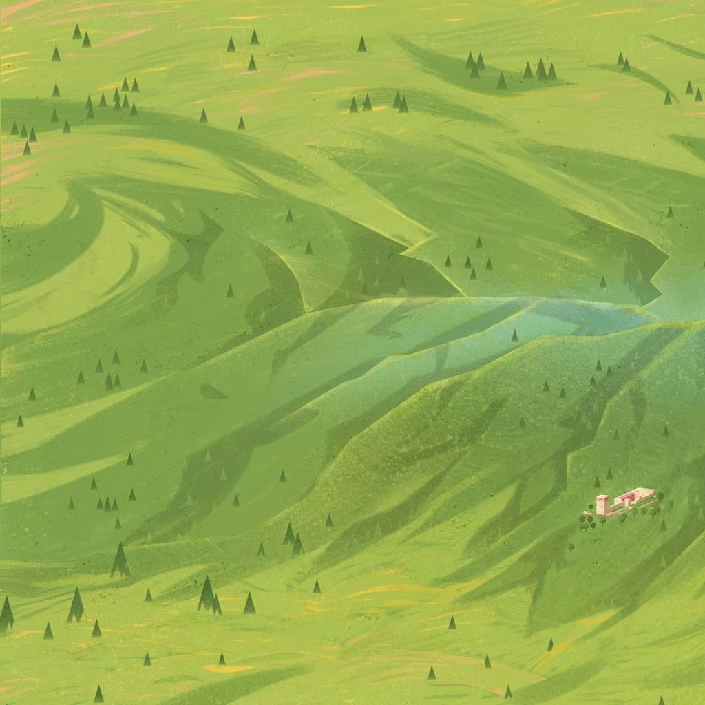 This view of Medvednica was imagined as a black and white illustration that has some kind of window which you can move around and as you do so it reveals the colored version. I still haven't seen it in person and I hope to do that soon :)
Art direction b… instagr.am/p/CVSZerNMt6i/