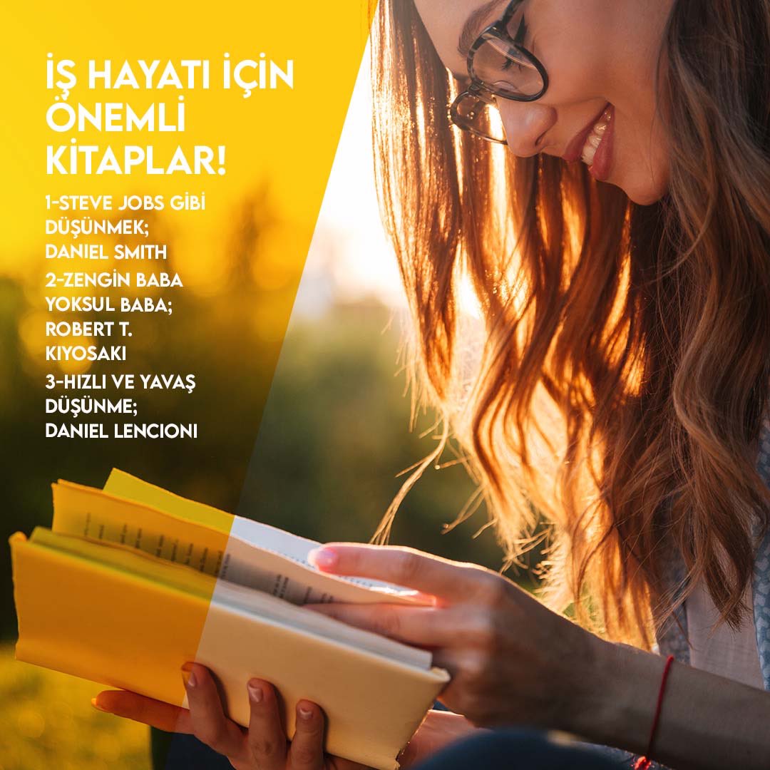İş hayatınız için önemli olan 3 kitap önerisiyle geldik 😊
1.Steve Jobs Gibi Düşünmek; Daniel Smith
2.Zengin Baba Yoksul Baba; Robert T. Kiyosaki
3.Hızlı ve Yavaş Düşünme; Daniel Lencioni

#GösterKendini #Jobuum #MülakatCepte