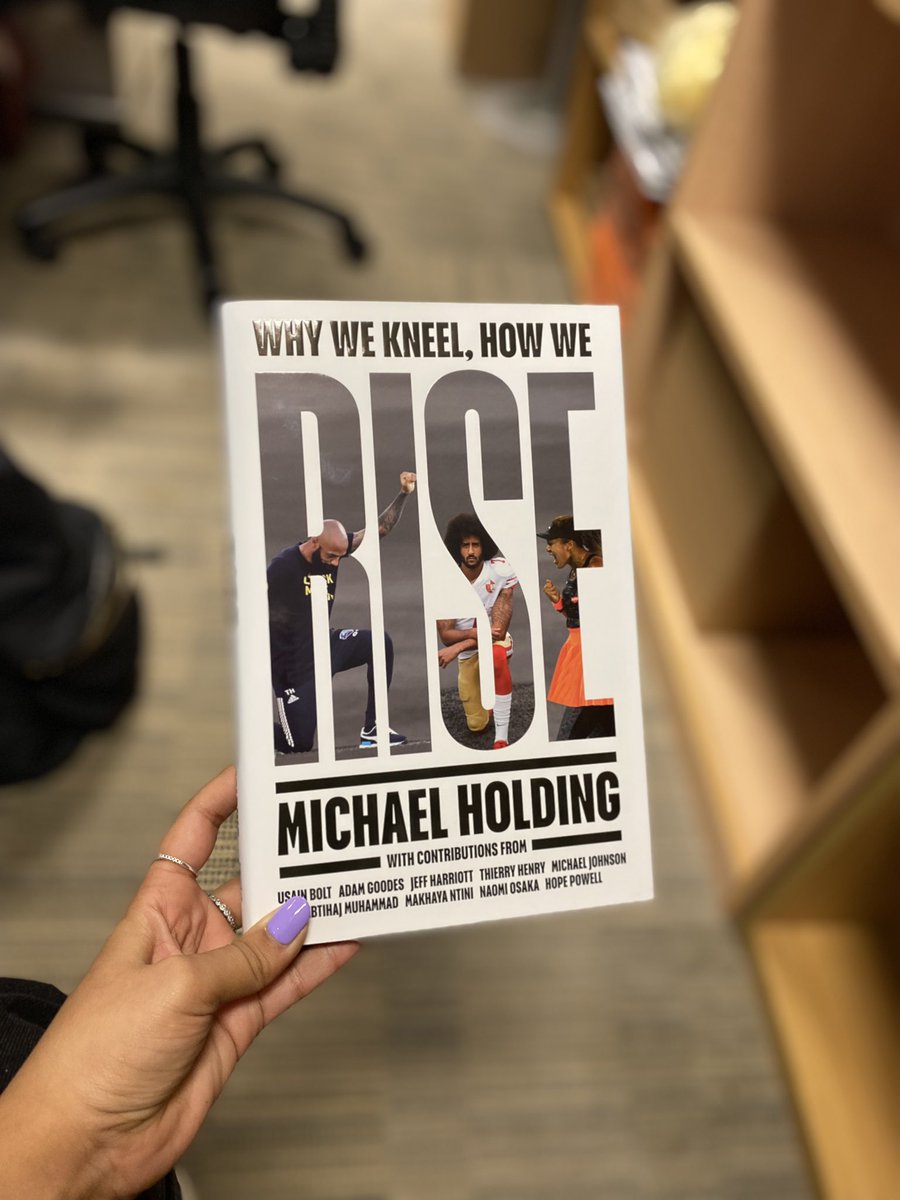 I know I talk about this book all the time but if you’re thinking of picking something up to celebrate #BlackHistoryMonth I couldn’t recommend anything better frankly - it’s one book I think the whole world should read! #whywekneel #howwerise #michaelholding #unedithistory