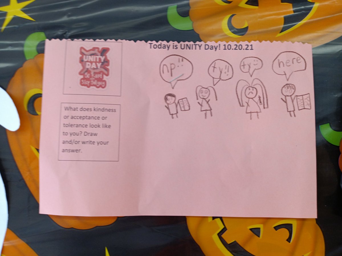 KalihiWaenaEl's tweet image. Time at lunch today spent drawing or writing what Unity Day means to them.@HIDOE808 #unity2021