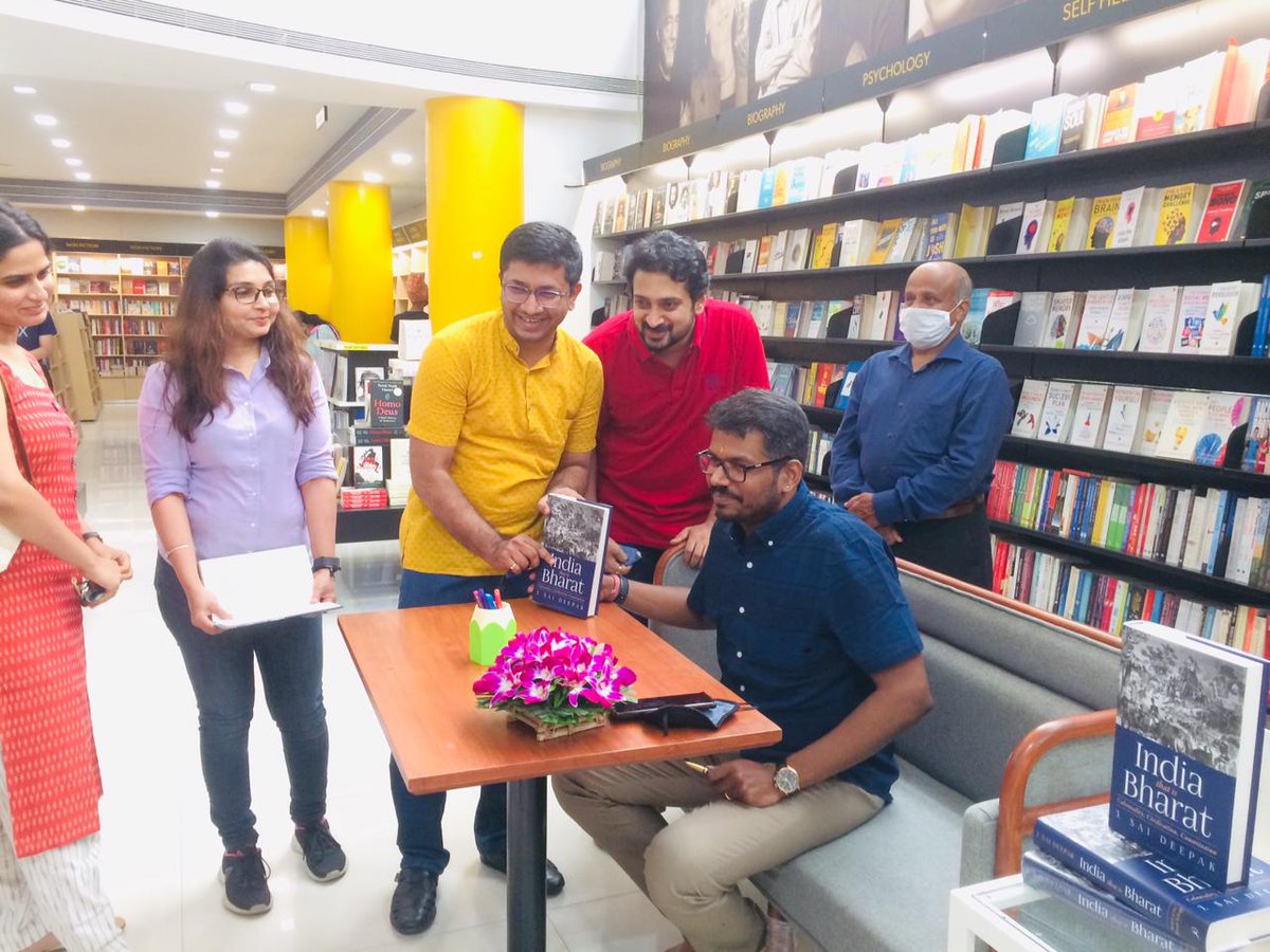 Sharing a few pictures from the book signing events in Mumbai and Pune on October 16th and 17th. #In...