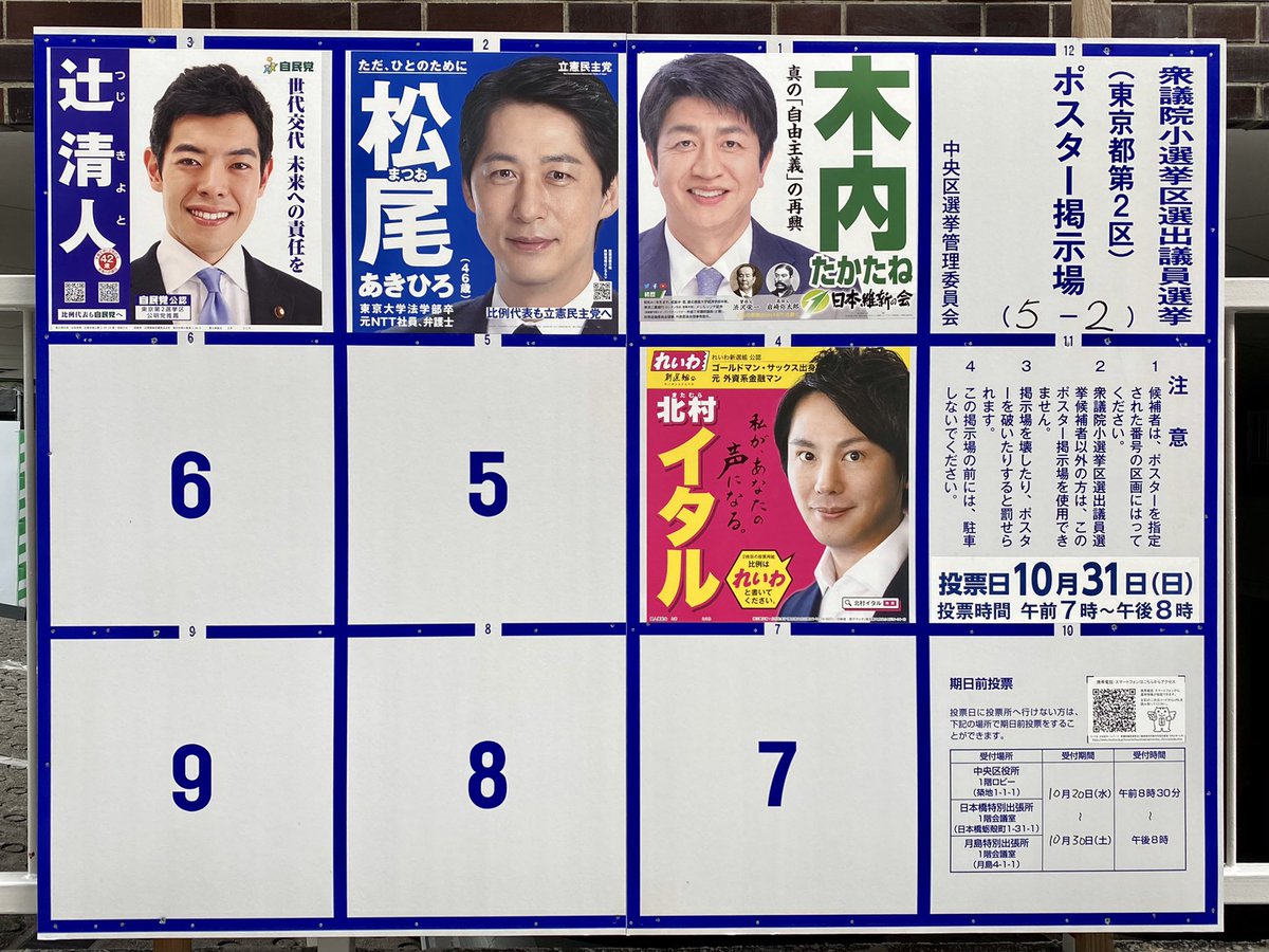 山本 理恵 中央区議会議員 On Twitter 衆議院議員選挙2021東京2区の選挙ポスター 我が家は2票 たかが2票だけど されど2票 政党に関わらず 頑張っている方を応援したい 政治はヒトである Https T Co Jwowo4hs1s 中央区 衆議院議員 東京2区 選挙 選挙