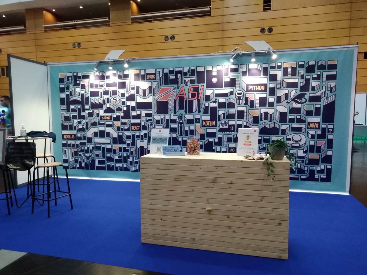 OThierryBzh's tweet photo. Venez nous voir sur notre stand @ASI_Informatic et gagnez une reproduction de la fresque réalisée par @Docteur_Paper. #DevFestNantes https://t.co/j66OTH1g2e