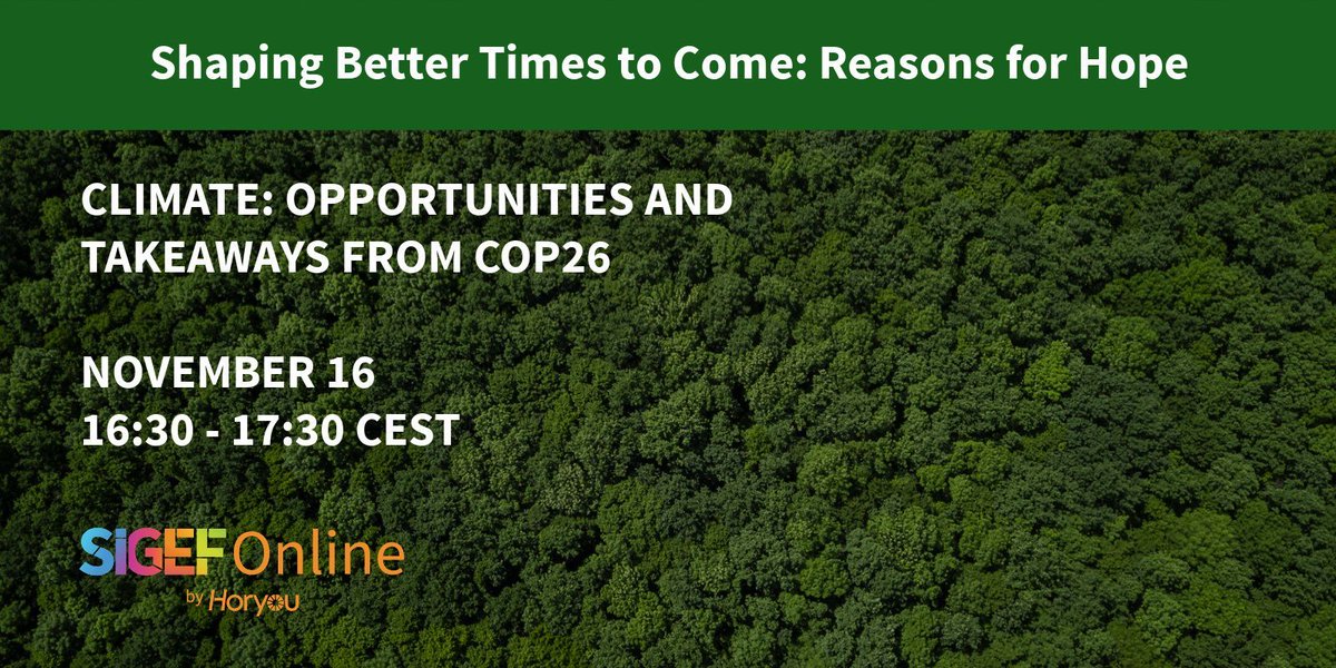 Share your reasons for hope on #ClimateChange at the Social Innovation and Global Ethics Forum Online this November 16. Become part of our next generation of thought leaders today! forms.gle/ETaXqcG4mxWLfu…

#COP26 #ClimateAction #ClimateEmergency