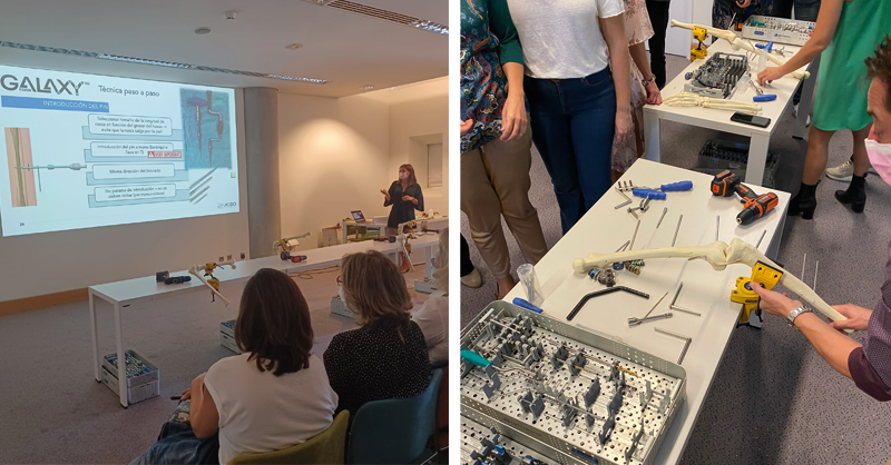 MBA_eu's tweet photo. El martes participamos en el Congreso @aeeto_es con el taller "Fundamentos de la Fijación Externa: Visión de la #enfermería quirúrgica". La sesión, fue impartida por Rosa Fraile, instrumentista de la Unidad de Cirugía Séptica y Reconstructiva del Hospital @vallhebron
#SEFEX-CR https://t.co/lIprOPYg2y