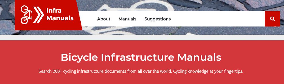 Zikloteka's tweet photo. Repositorio que reúne más de 200 manuales sobre infraestructuras y políticas ciclistas:

https://t.co/6TVUOVHY5I https://t.co/JrR6c9bFkK