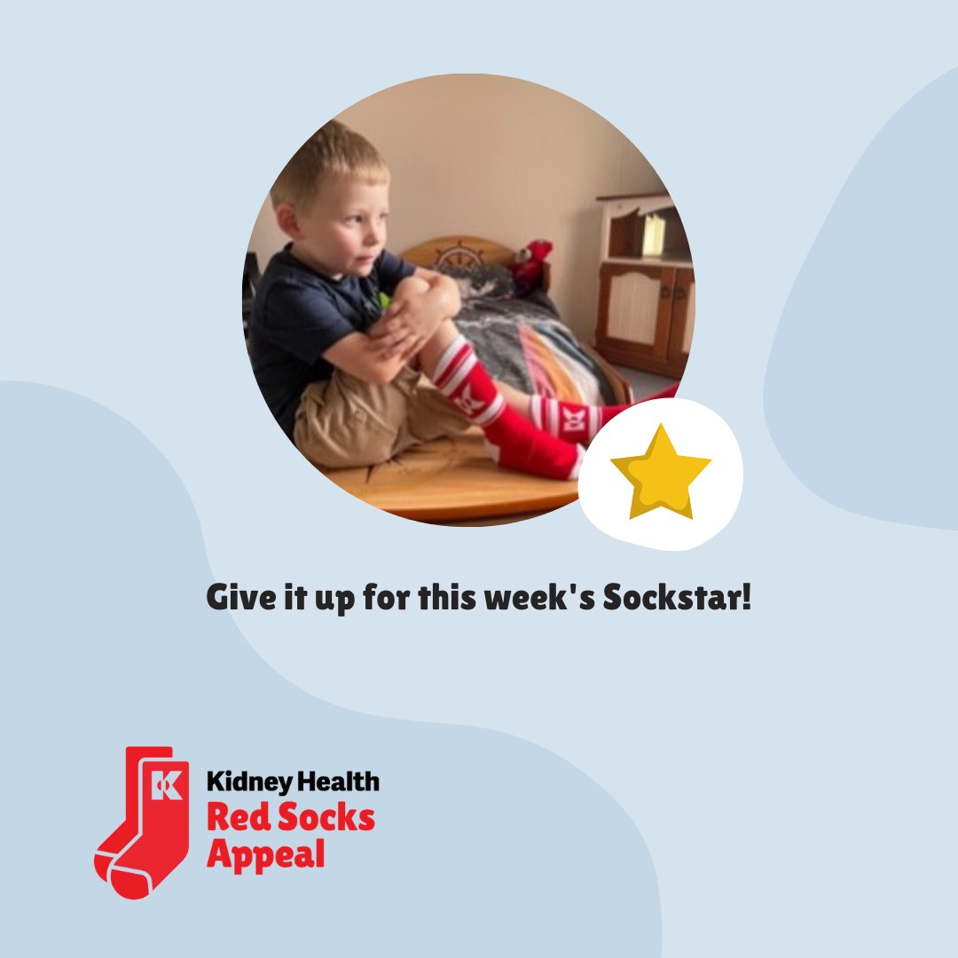 KidneyHealth's tweet photo. Chase is this week's sockstar!
Chase has raised $2104 for the Red Socks Appeal to support his dad who is living with kidney disease.
You can donate to support Chase an other Sockstars 🌟
https://t.co/9Jzw6A2O0s
#RedSocksAppeal #KidneyHealth #KidneyDisease https://t.co/5iqNUYrZQC