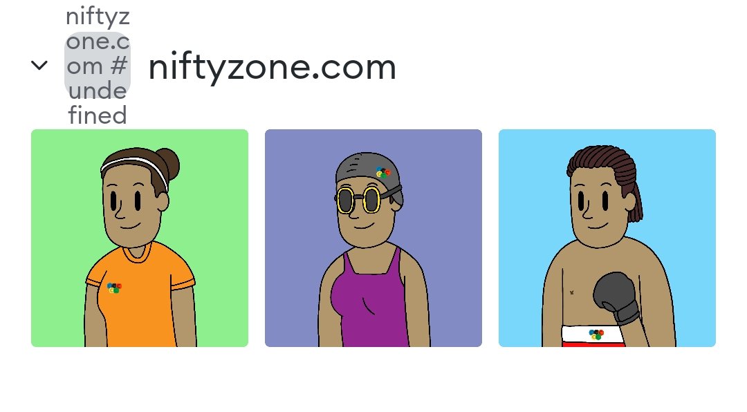 Catherine_LCY's tweet photo. Thanks for the #Cryptolimpics #NFT! @niftyzonenft https://t.co/W0nwGy977N