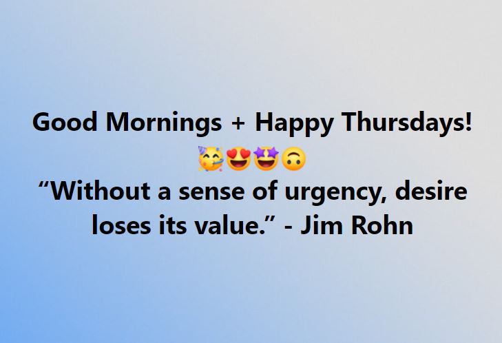 spencerrayner's tweet photo. Good Mornings + Happy Thursdays
If you wait for the perfect moment expect a long wait i'd prefer to just go for it, learn from it, and move forward 😉
#thursdayvibes #ThursdayThoughts #ThursdayMorning
#ThursdayMotivation #spdc #swypor https://t.co/m29cmJVcc4