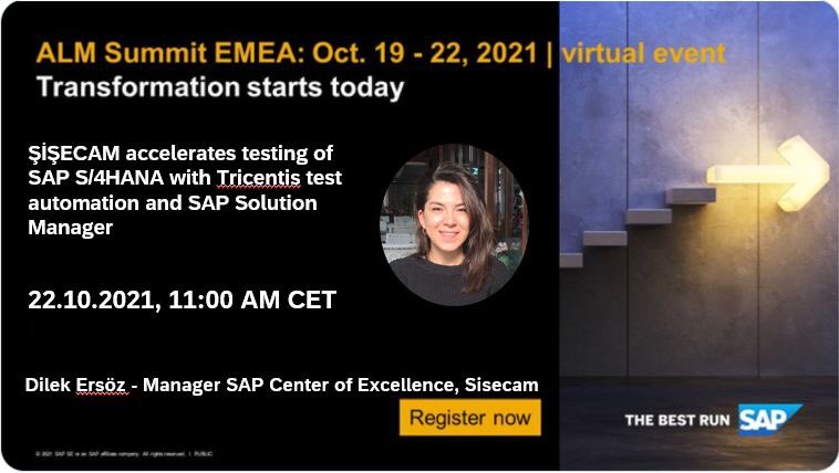 dlkersoz's tweet photo. Come and join me tomorrow! I will talk about #tricentis #tosca Test Automation @ #ALMSummit . #solman #solutionmanager https://t.co/PLnvnp2QeN