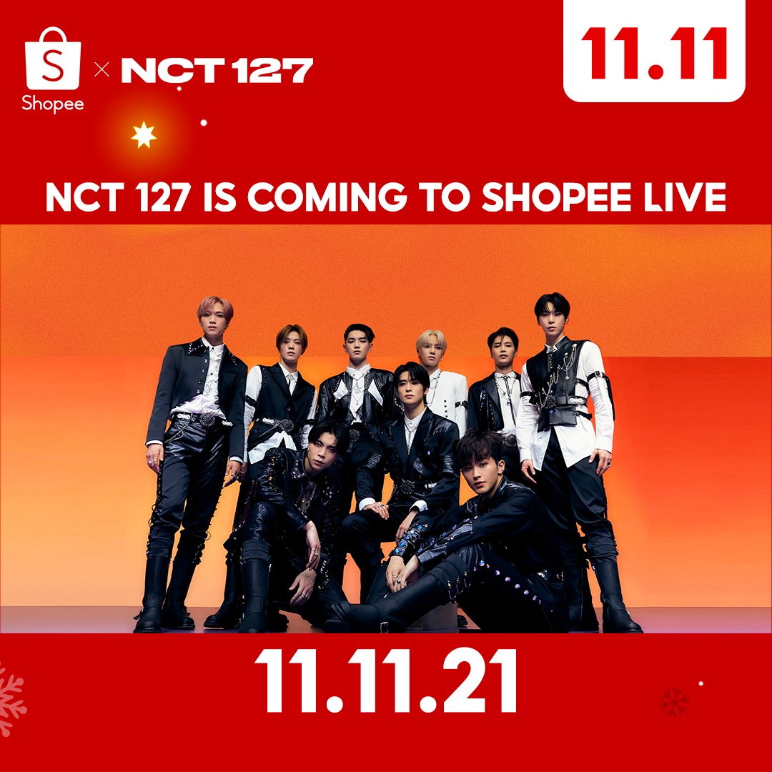 Shopee Philippines on Twitter: "Haven't you heard yet? NCT 127 IS COMING TO  SHOPEE THIS 11.11! ? Ready for ShopeexNCT127? We got a lot more in store  for you~ #NCT127onShopee1111… https://t.co/biVg3cZsFn"